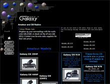 Tablet Screenshot of galaxyradios.com